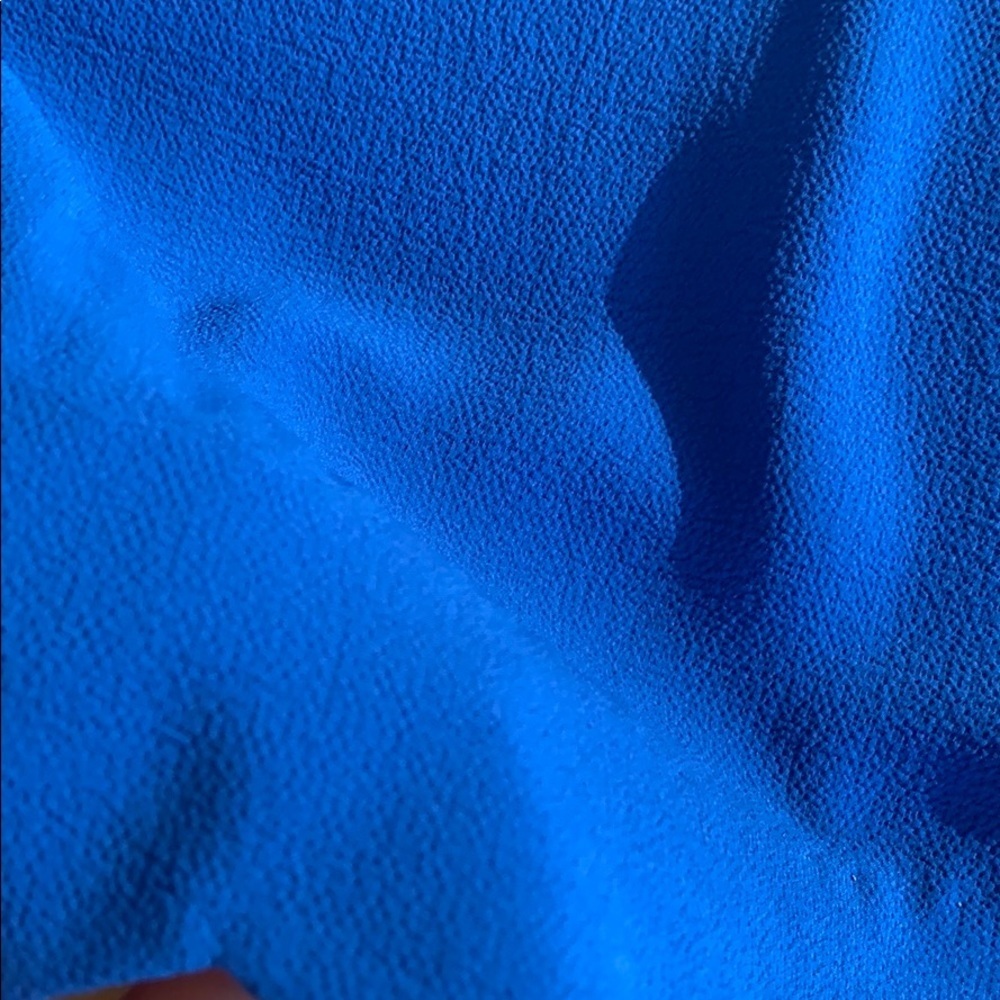 Lush blue scalloped tank top - Picture 4 of 9